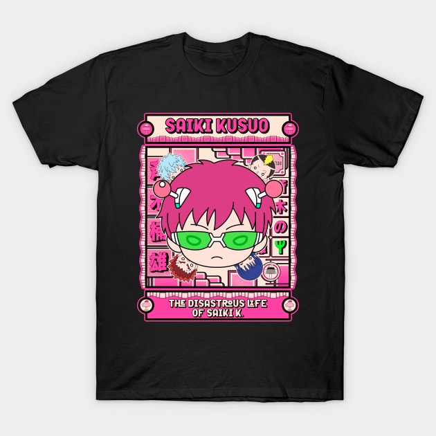 Saiki Kusuo - The Disastrous Life of Saiki K. T-Shirt by InalZ